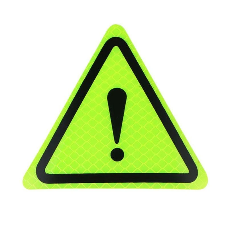 

31BC DIY Reflective Warning Stickers Car Bodywork Decorative Paster Warning Stickers