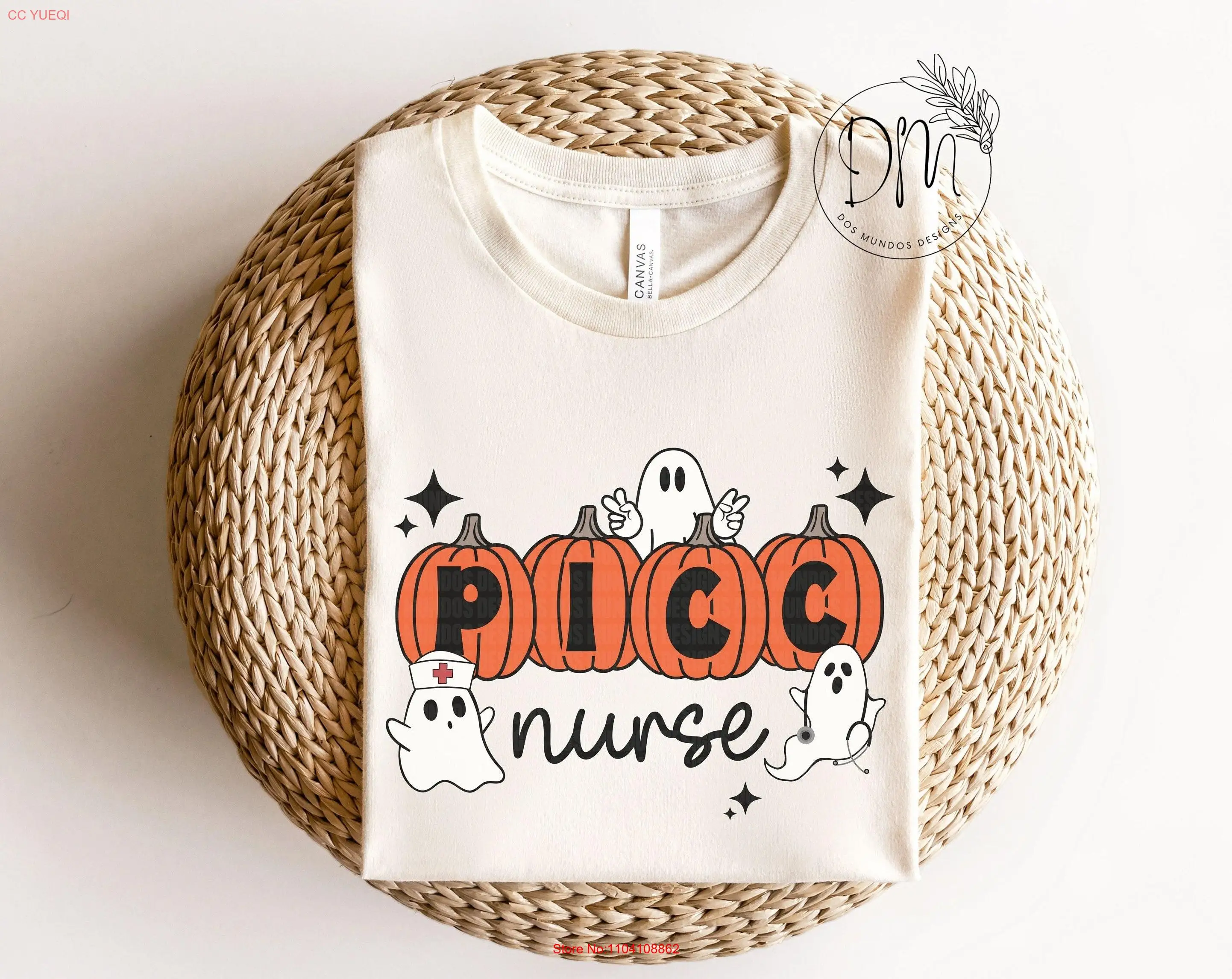 PICC Halloween T Shirt Boo Crew Nurse Spooky Peripherally Inserted Central Catheter long or short sleeves