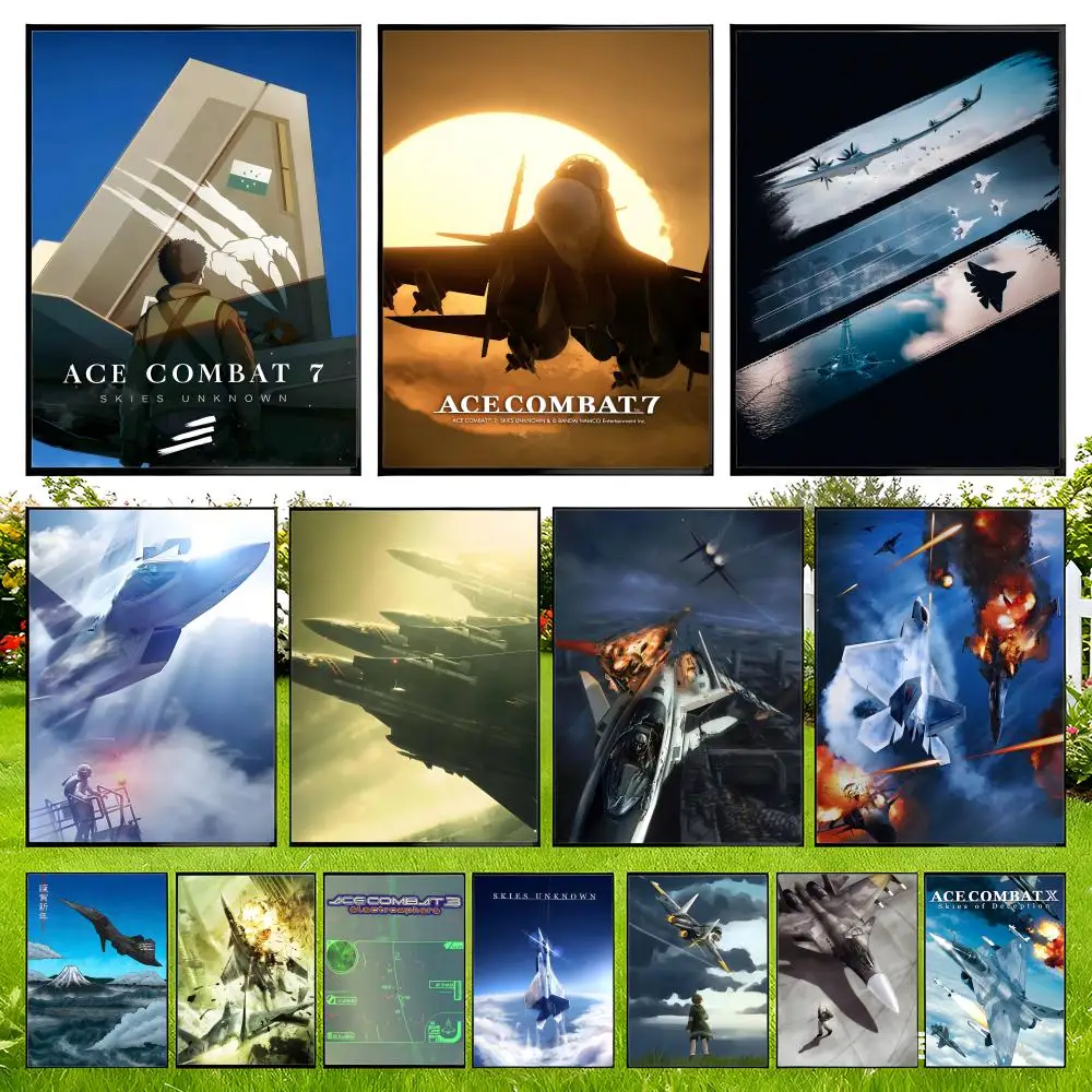 Affiche de combat A-Ace, facile à installer, auto-adhésive, décoration murale HD, imperméable, résistante aux déchirures, pour la maison, la chambre à coucher, cadeau parfait