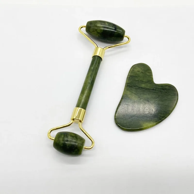 

Jade roller and scraping set facial massage roller