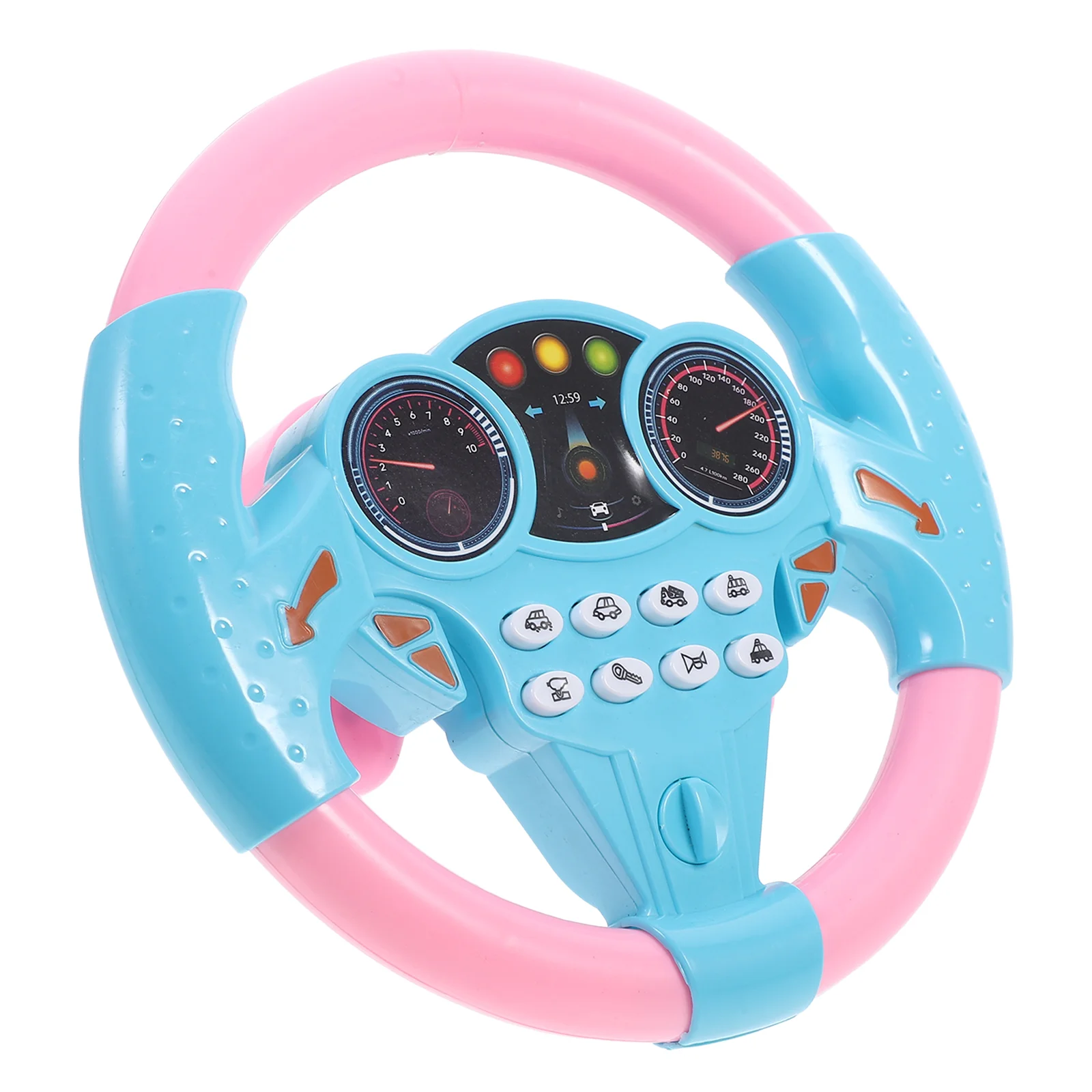 Children Steering Wheel Toy Vehicle Children's Toys Driving Simulator For Kids Car Backseat Abs Learning