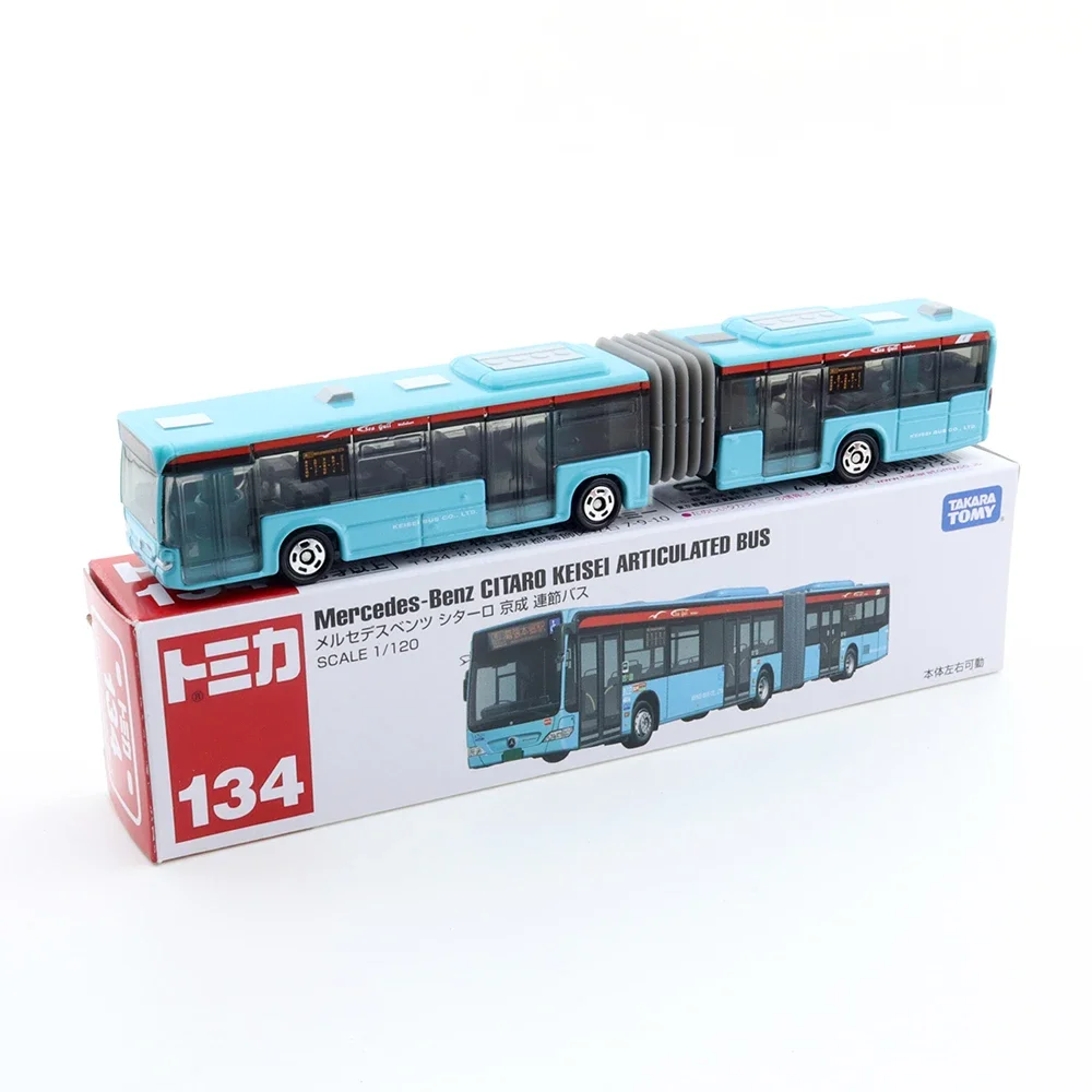 Takara Tomy Long Type Tomica No.134 Mercedes-Benz Citaro Keisei Articulated Bus 1/120  Diecast Automotive Model Cas Toys Gift