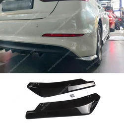 Rear Bumper Side Splitters For Hyundai Elantra 6th AD 2015-2018 Pre-Facelift Rear Diffuser Exhaust Pipe Trim Splitter Bodykits