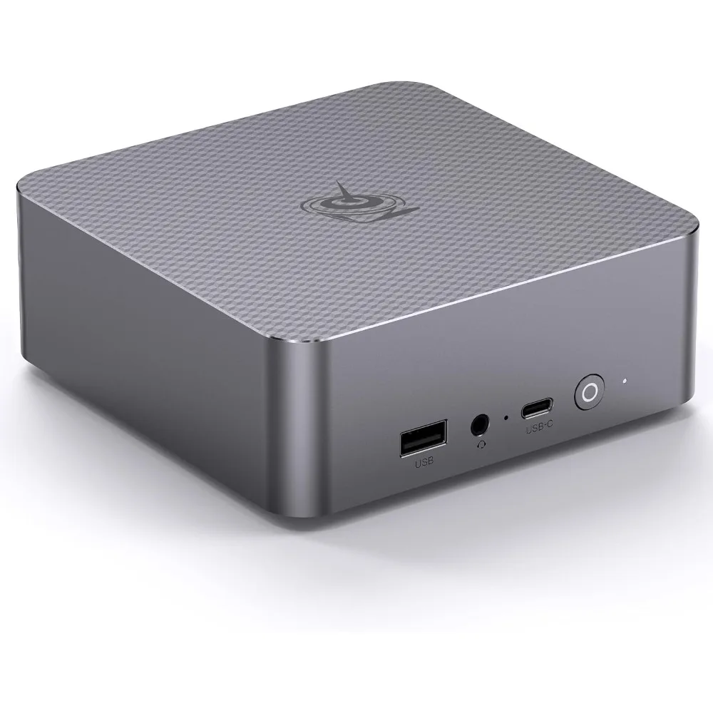 Mini PC EQi12, Intel Core 1220P(Max 4.4GHz 10C/12T), 24GB LPDDR5 5200MHz 500GB PCle4.0 SSD Mini Computers,Dual LAN/Wifi6/BT5.2