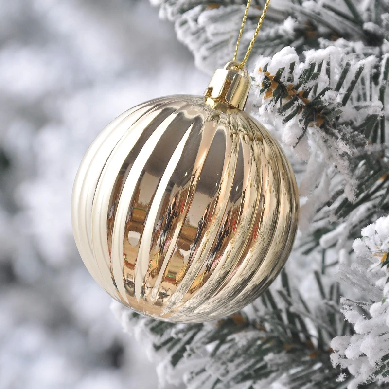 44-teiliges Set 3/6CM Frohe Weihnachten Dekorationskugeln Christbaumanhänger für Heimdekoration Neujahr 2026 Navidad Geschenke Zubehör – Detail 11