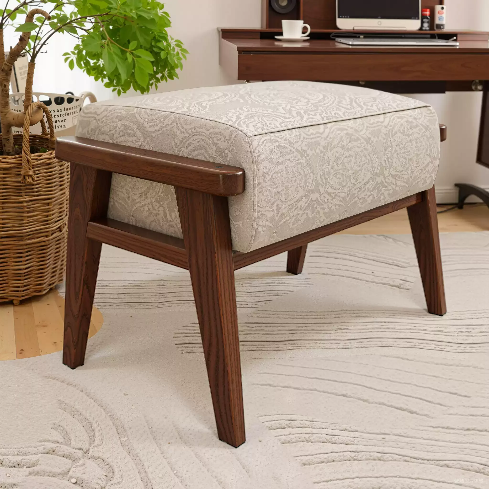 *w for sofa, footrest, leg rest, small stool, stool, home use, doorstep, living room, sleeping, leg rest stool, square*