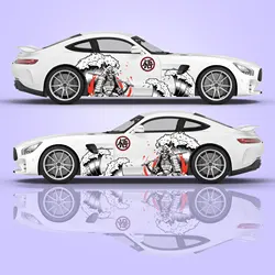 Japanese Anime Car Decoration Modification Stickers Samurai Car Stickers Car Painting Taoist Samurai Packaging Universal Size