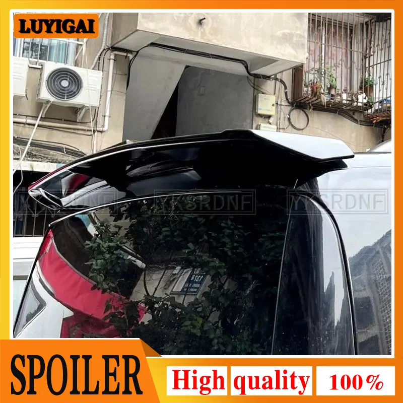 Für Mercedes-Benz VITO VIANO W639 2003-2015 Hinten Dach Stamm Deckel Spoiler Flügel Auto Schwarz Carbon außen Tuning Zubehör Teil