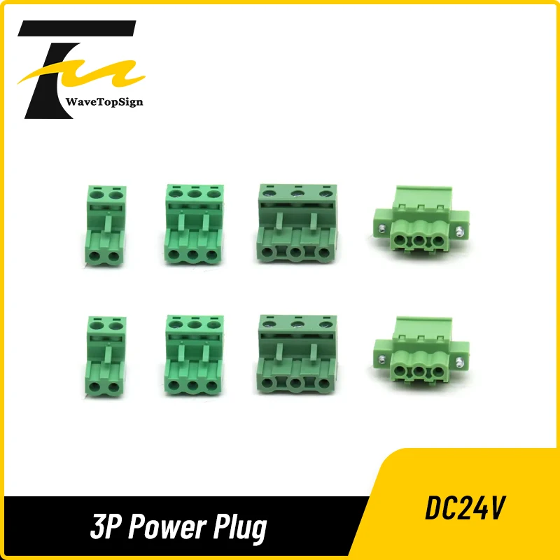 Delta Kinco Weinview Touch Screen 3P Power Plug DC24V Terminal Connector
