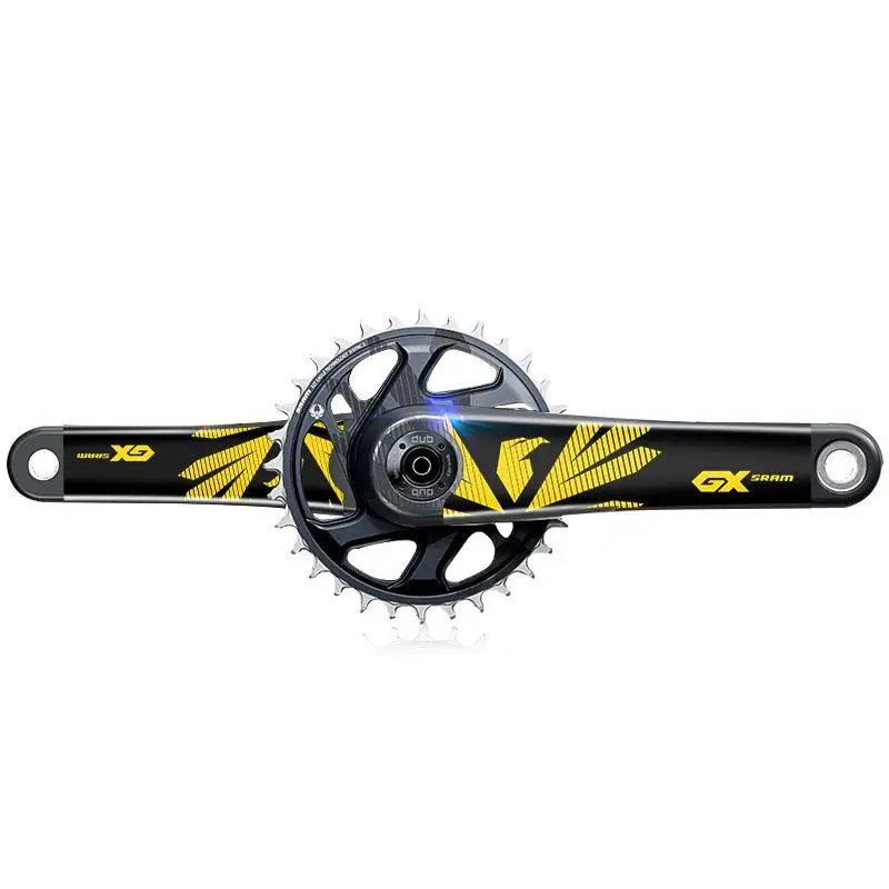 GX CARBON Bike Crank Sticker MTB Road Bicycle Crank Decoration Decals Cycling Repair Scratch Paste Waterproof Protective Film