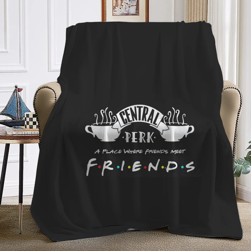 Fleece Blanket Sofa Winter Warm Friends Tv Series Microfiber Bedding King Size Knee Bed Camping Custom Nap Fluffy Soft Blankets