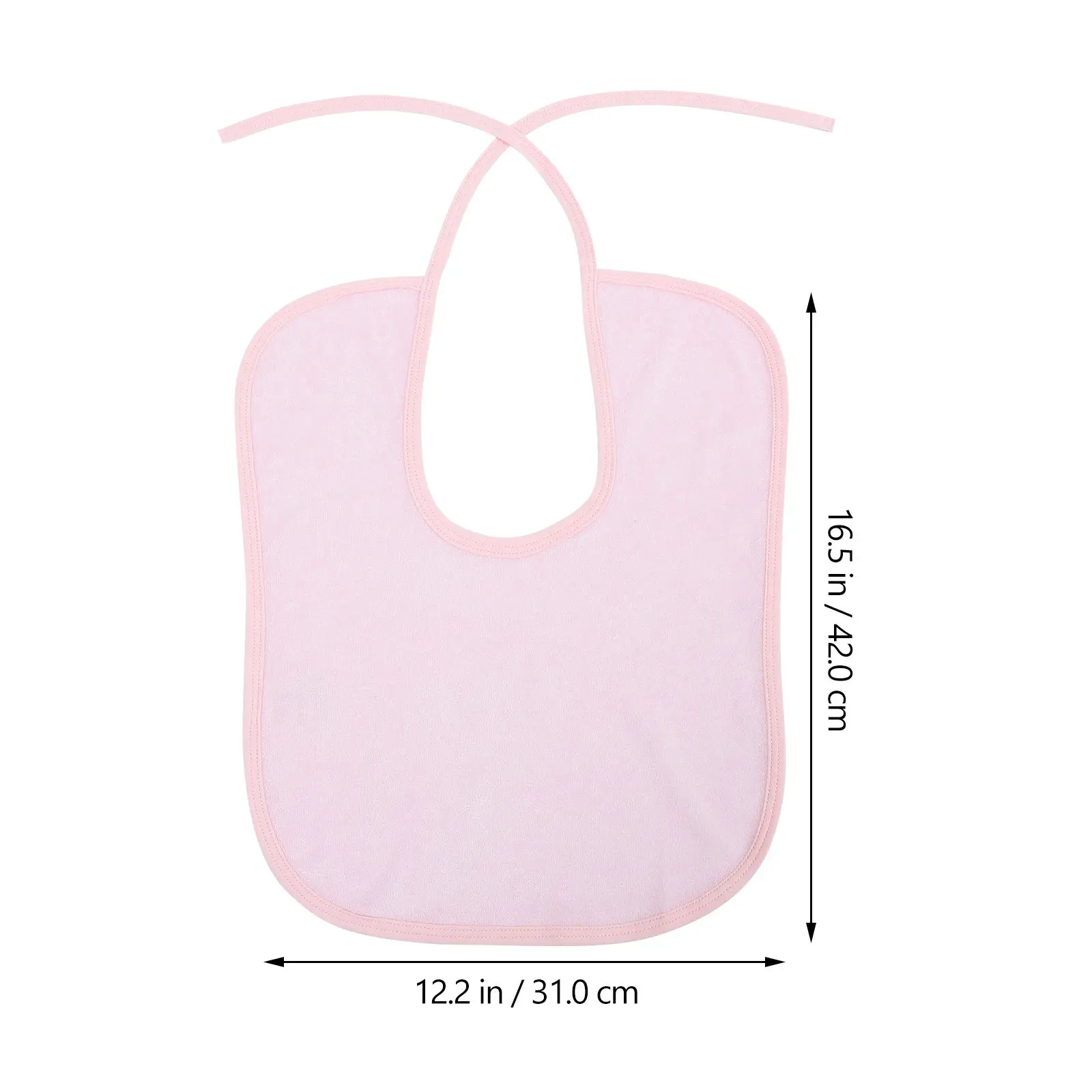 Adjustable Adult Bib Waterproof Tpu Bamboo Fabric Eating Apron for Elderly Patients Students Rehab Adults Skin-Friendly