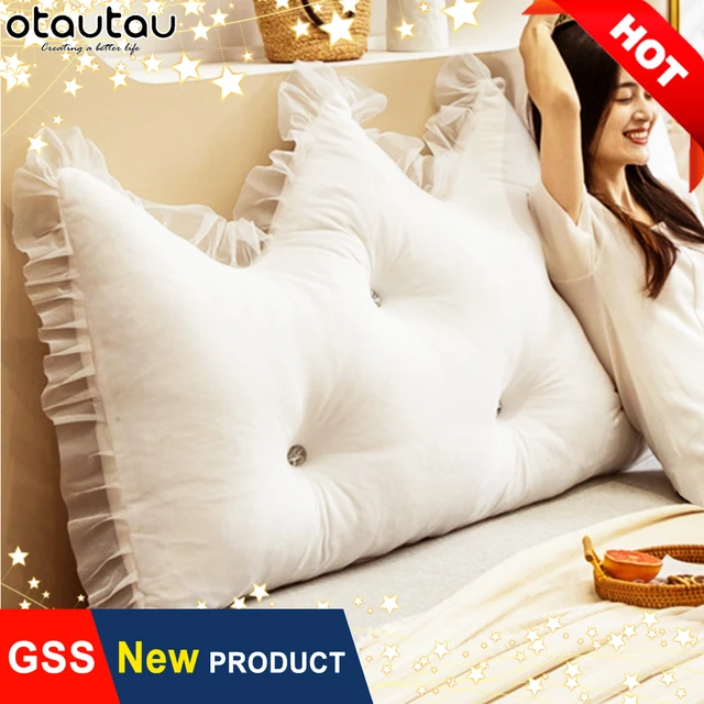 White decorative bed pillows hotsell