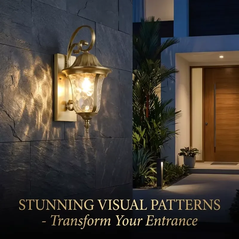 Modern Aluminum LED Wall Lamp Waterproof Outdoor Light 360 Degree Luminous Angle European Style for Garden Corridor Balcony