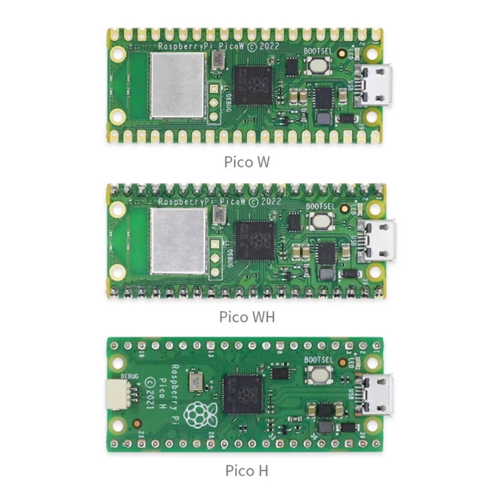 Raspberry Pi Pico2 High Performance Low Power Microcomputer RP2040 RP2350 RISC-V Microcontroller Pico2 W Wh