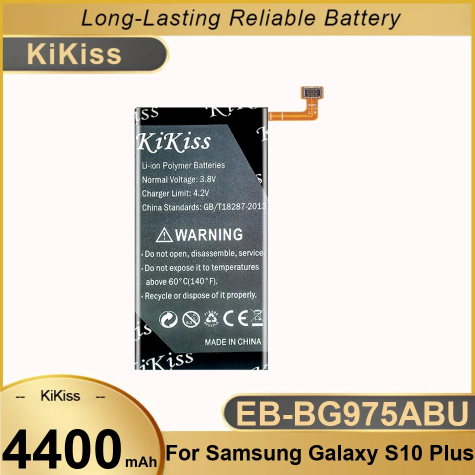 

Mobile Phone Battery 4400Mah Fast Charging EB-BG975ABU Durable For Samsung Galaxy S10 Plus S10+ SM-G975F DS SM-G975U W G9750