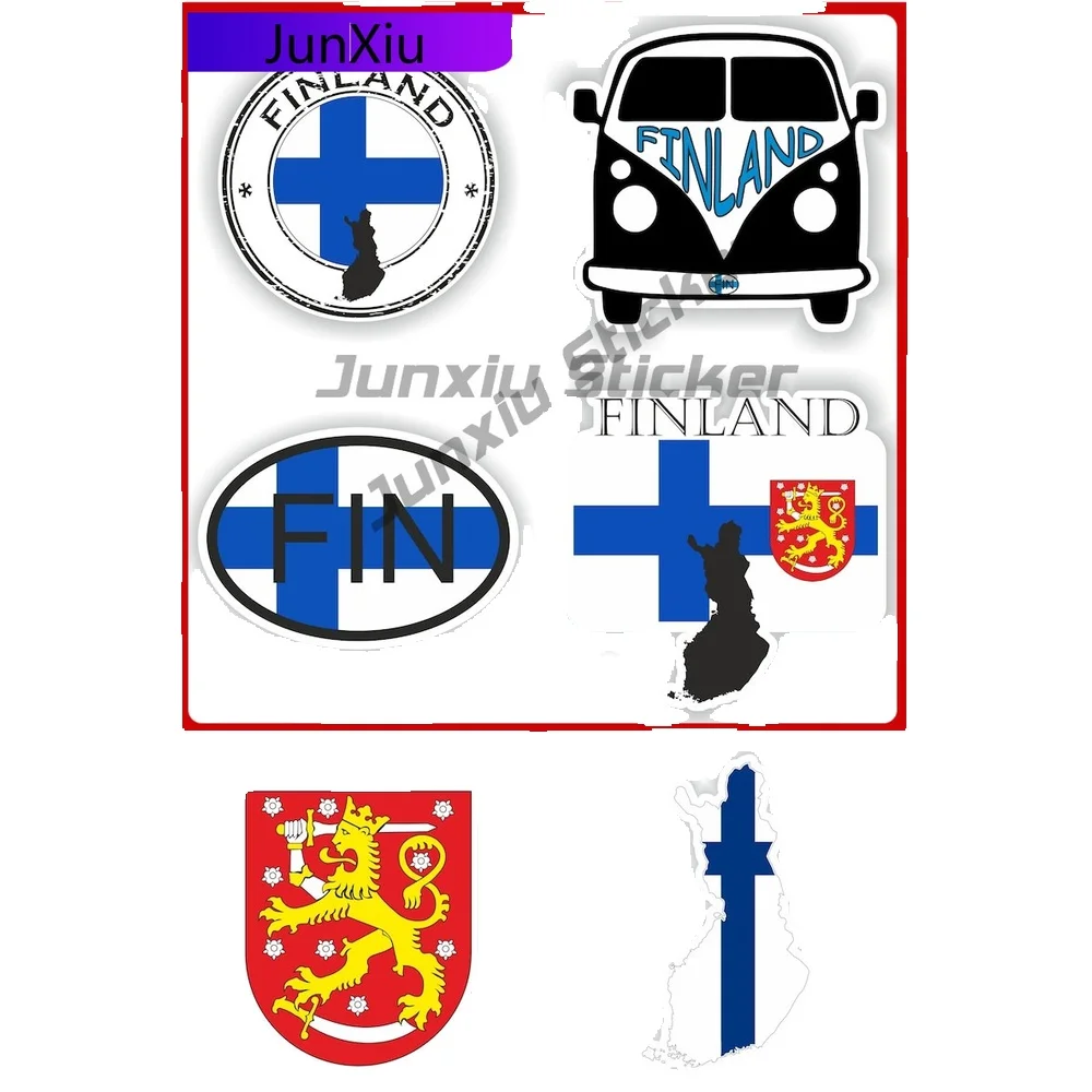 

Finland Flag Vinyl Decals A Set Of Six Pieces Stickers X 500 Motorcycle Stickers R1 Camper Van Bicycle Decals For Motorcycles