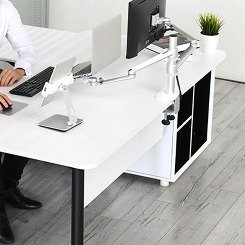 범용 스마트 폰 및 태블릿 스탠드 알루미늄 합금 데스크 마운트 홀더 iPad iPhone 용 360 Degreen 브래킷 교체