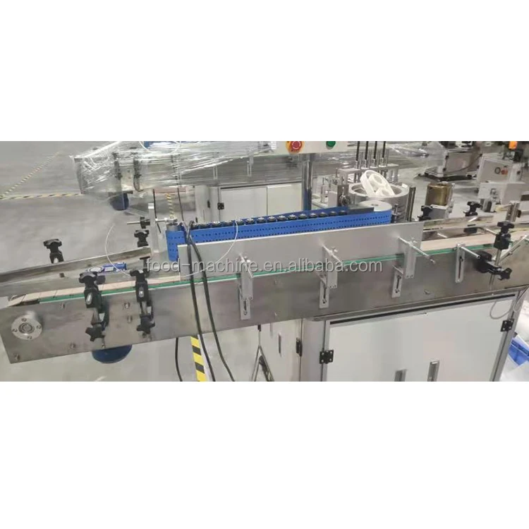 التلقائي PLC التحكم الزجاج البلاستيك الجرار الزجاجات المستديرة علب الغراء البارد آلة وضع العلامات اللاصقة #4