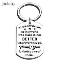 Office Team Thank You Gift for Coworkers Keychain Employee Colleague Leaving Farewell Retirement Appreciation Keyring Gift Ideas