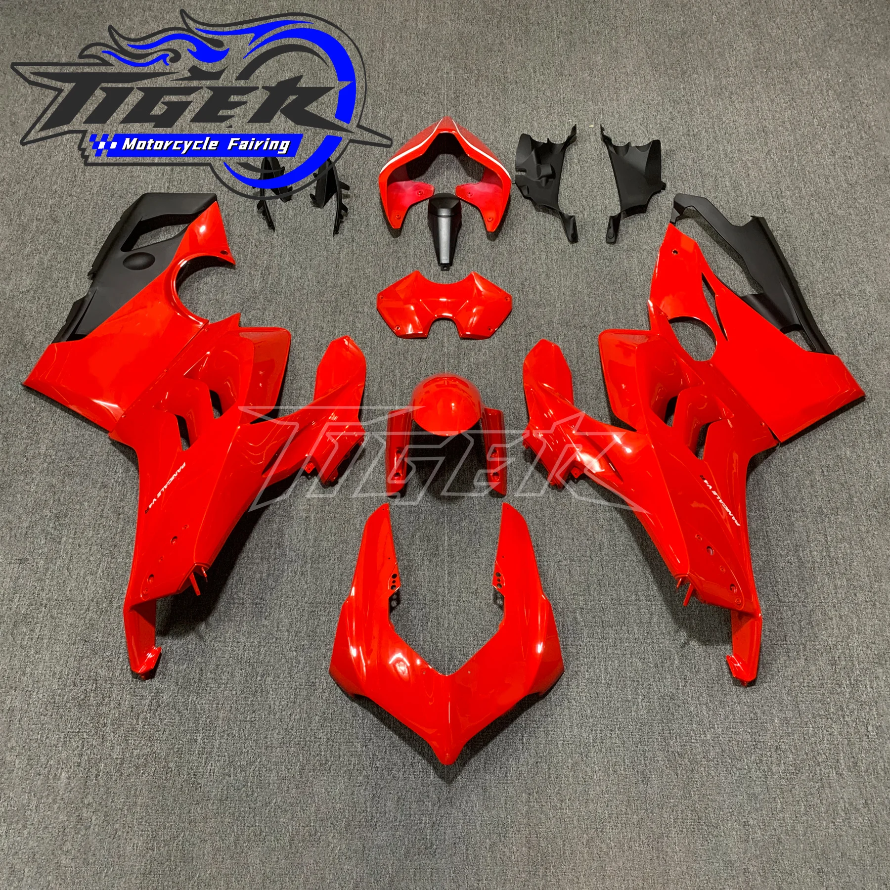 OEM Fitment Fairings Kit For Panigale v4s2018 2021 Body Panels 21 Abs High Quality Injection Black Red For Set 20 2020 2021