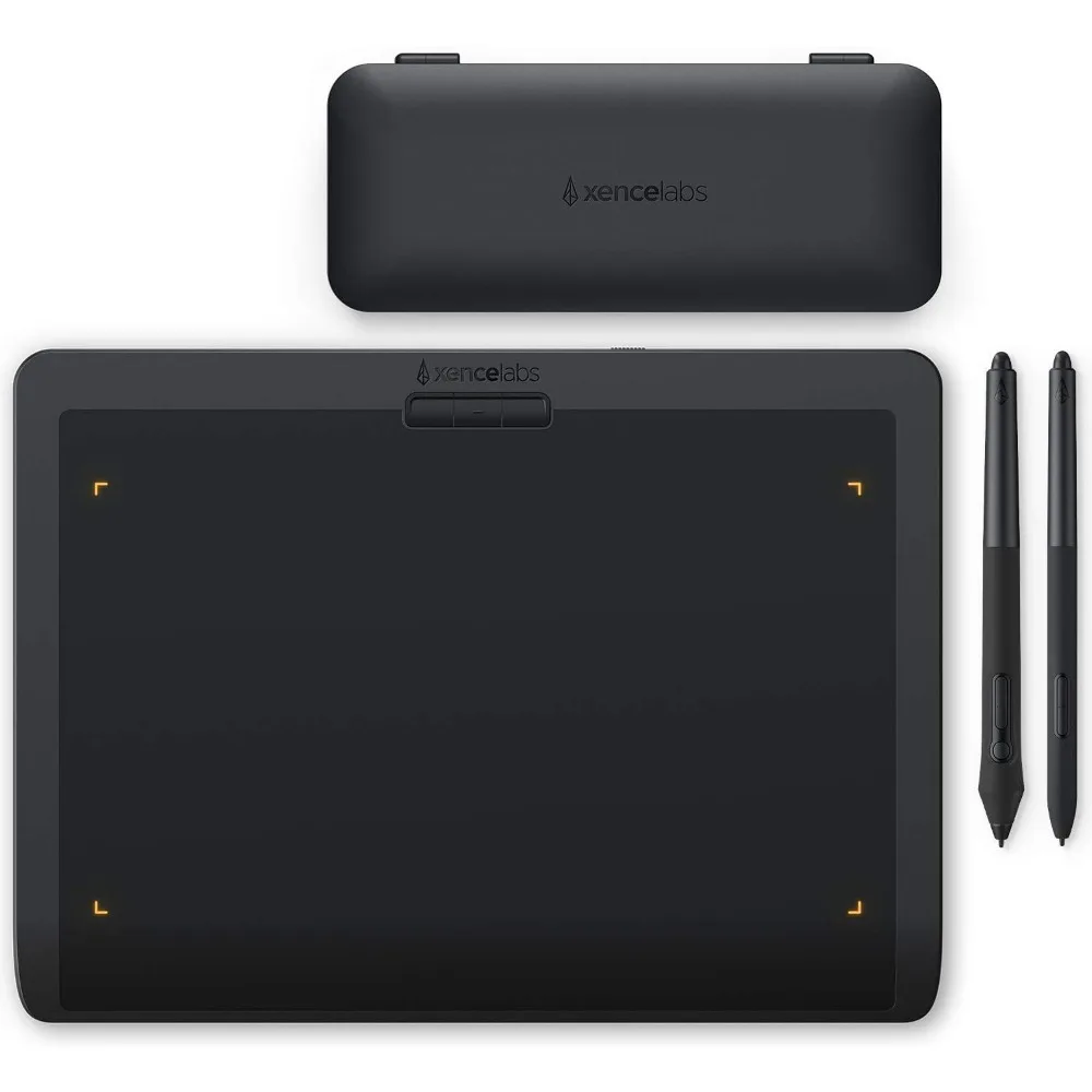 Wireless Medium Graphic Tablet with 2 Battery-Free Pens and 8192 Pressure Sensitivity Levels