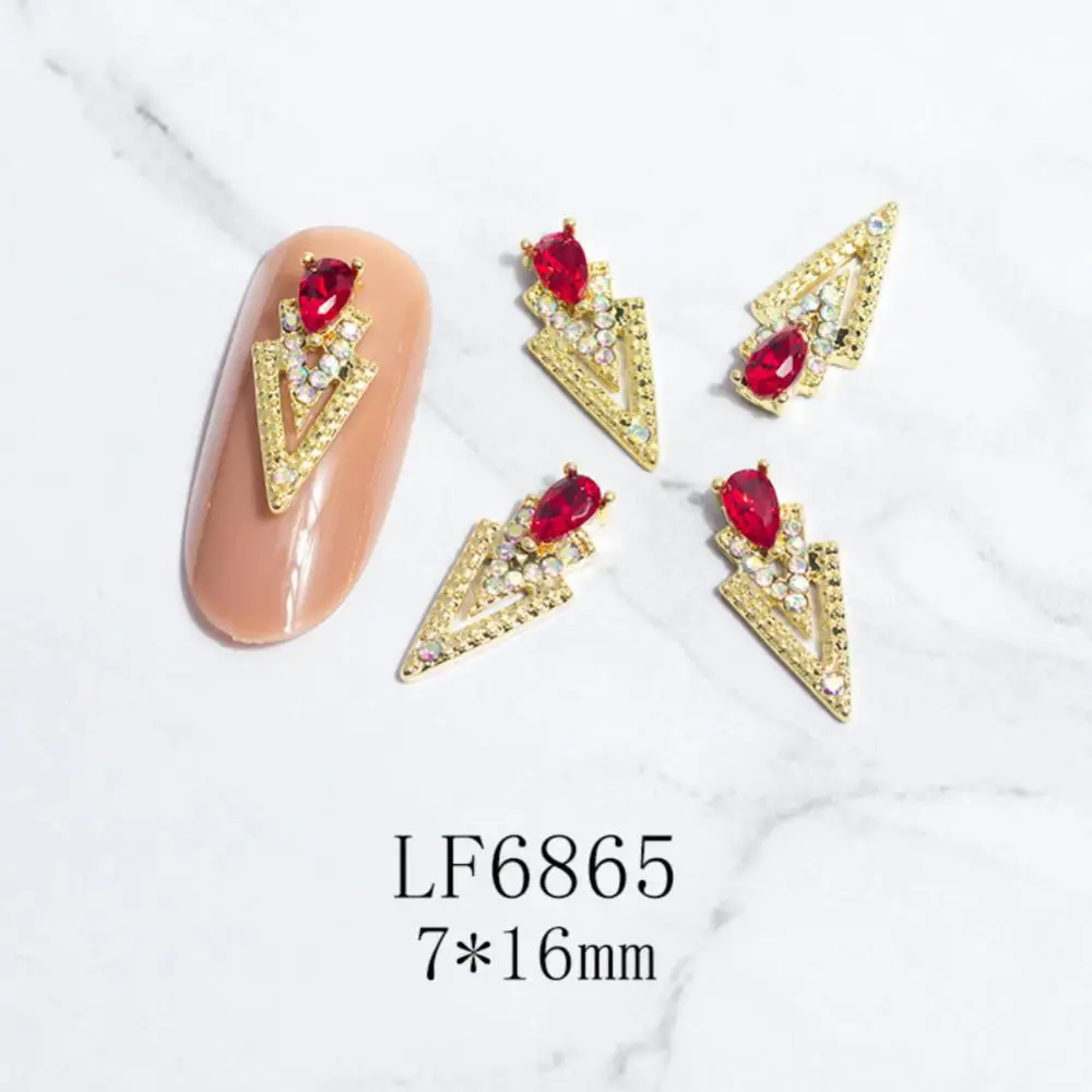 Nails Stickers Various Styles Hollow Out 3d Inlaid Zircon Electroplating Color Retention Agnail Product Fingernail Products