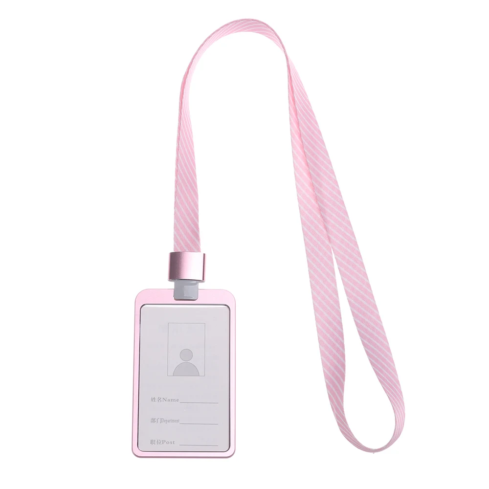 Unisex Waterproof with Lanyards School Office Supplies Badge Holder Credit Card Holder ID Card Case