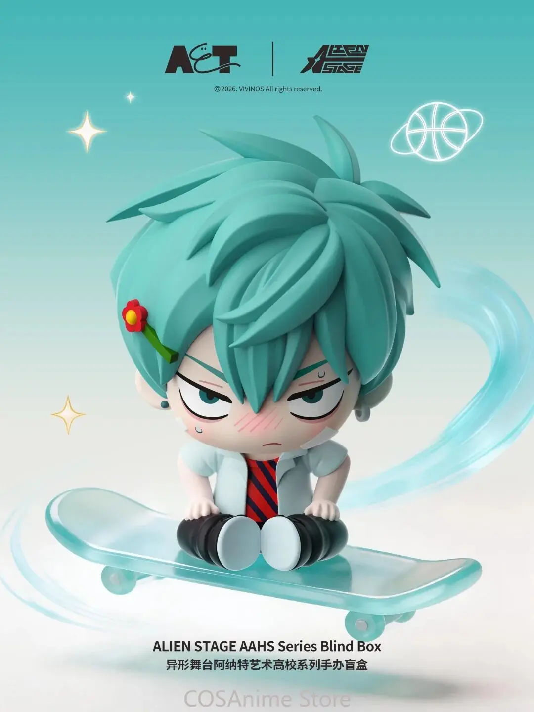 Official Genuine Alien Stage Season 2 Campus Series Surprise Blind Box Trendy Anime Ivan Luka Till Sua Figure Decoration view 4