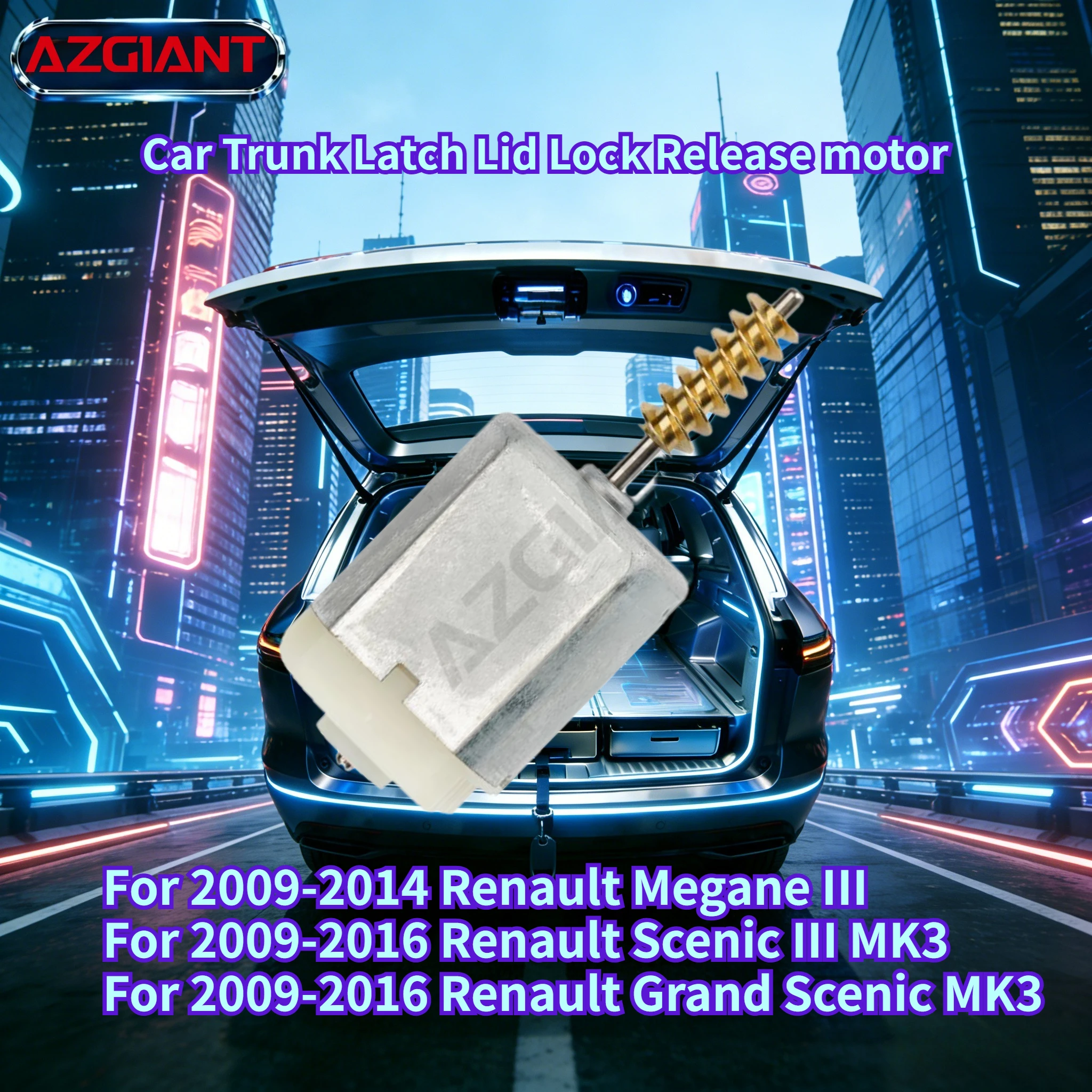 

For 2009-2016 Renault Grand Scenic MK3 Car Trunk Latch Lid Lock Release motor Brand New high-quality replacement parts OEM