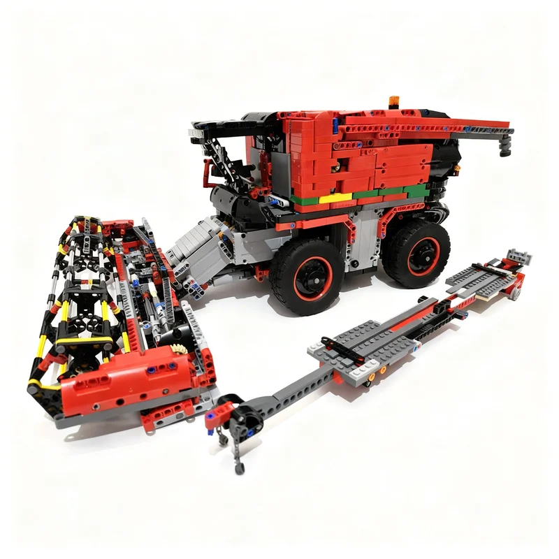 3935pcs MOC Technical C Combine Harvester Model Building Blocks Architecture Toy Christmas Gift Assemble Display Craft Education