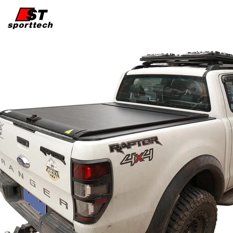 

Factory Hot Selling Pickup Car Accessories with Password Lock Tonneau Covers Retractable Cover for Ford F150 Accessories 2017-20