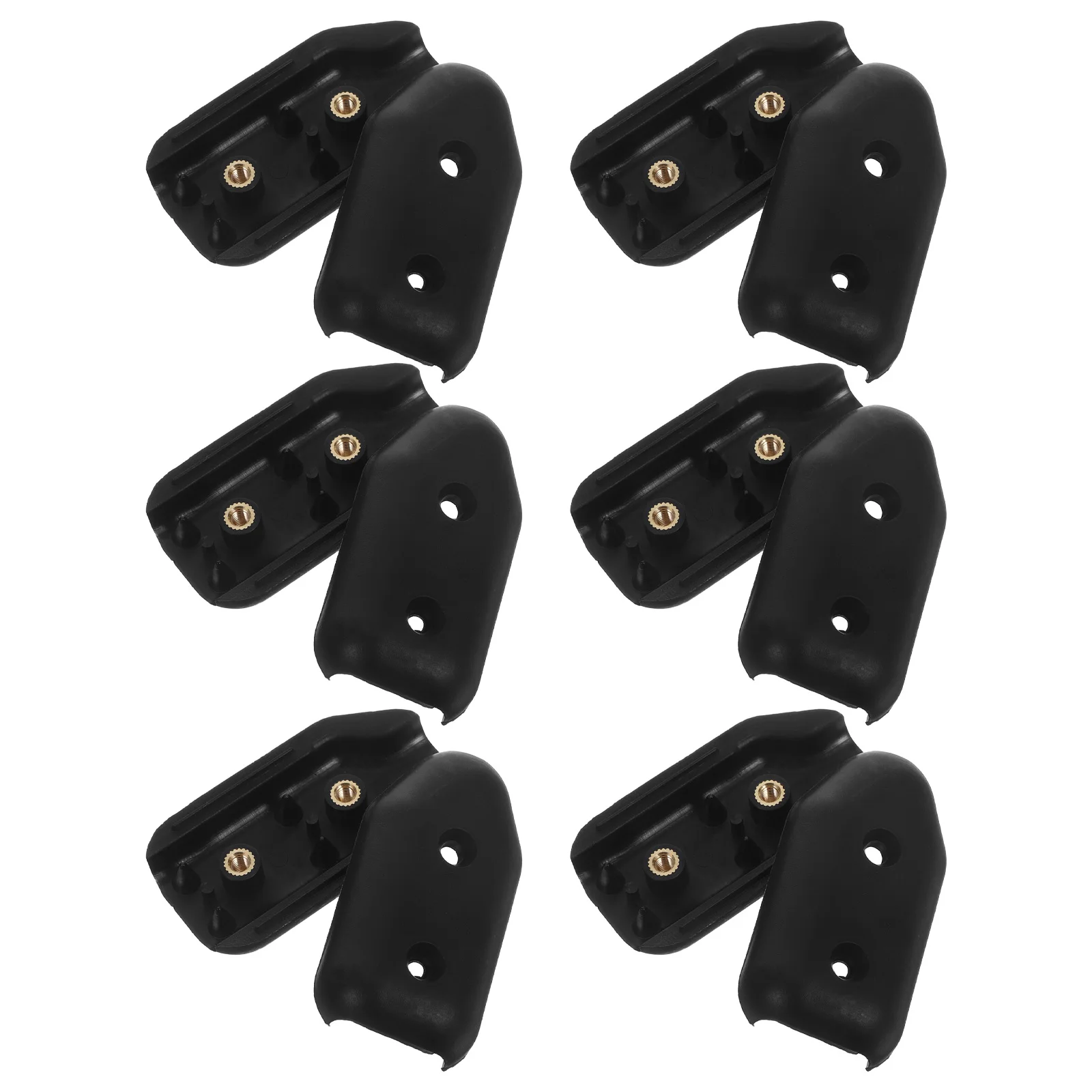 

6pcs Plastic Rope Clips Climbing Accessories Heavy Duty Fastener Nylon Hooks 3/8inch Rope Line Clamp Outdoor
