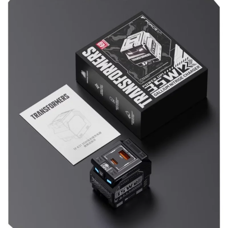 Disponibile Trasformatore autentico Caricatore in nitruro di gallio da 35 W Doppia porta Ipad Notebook Computer USB Typec Ricarica rapida pieghevole