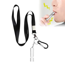 5PCS Outdoor Safety Whistle Emergency Whistle with Lanyard and Carabiner for Signaling Fishing Kayaking