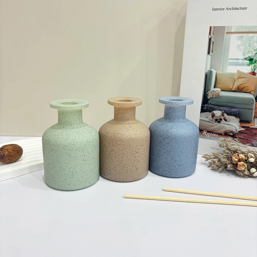 120ML spray point big belly bottle fireless aromatherapy empty glass bottle rattan volatilization room