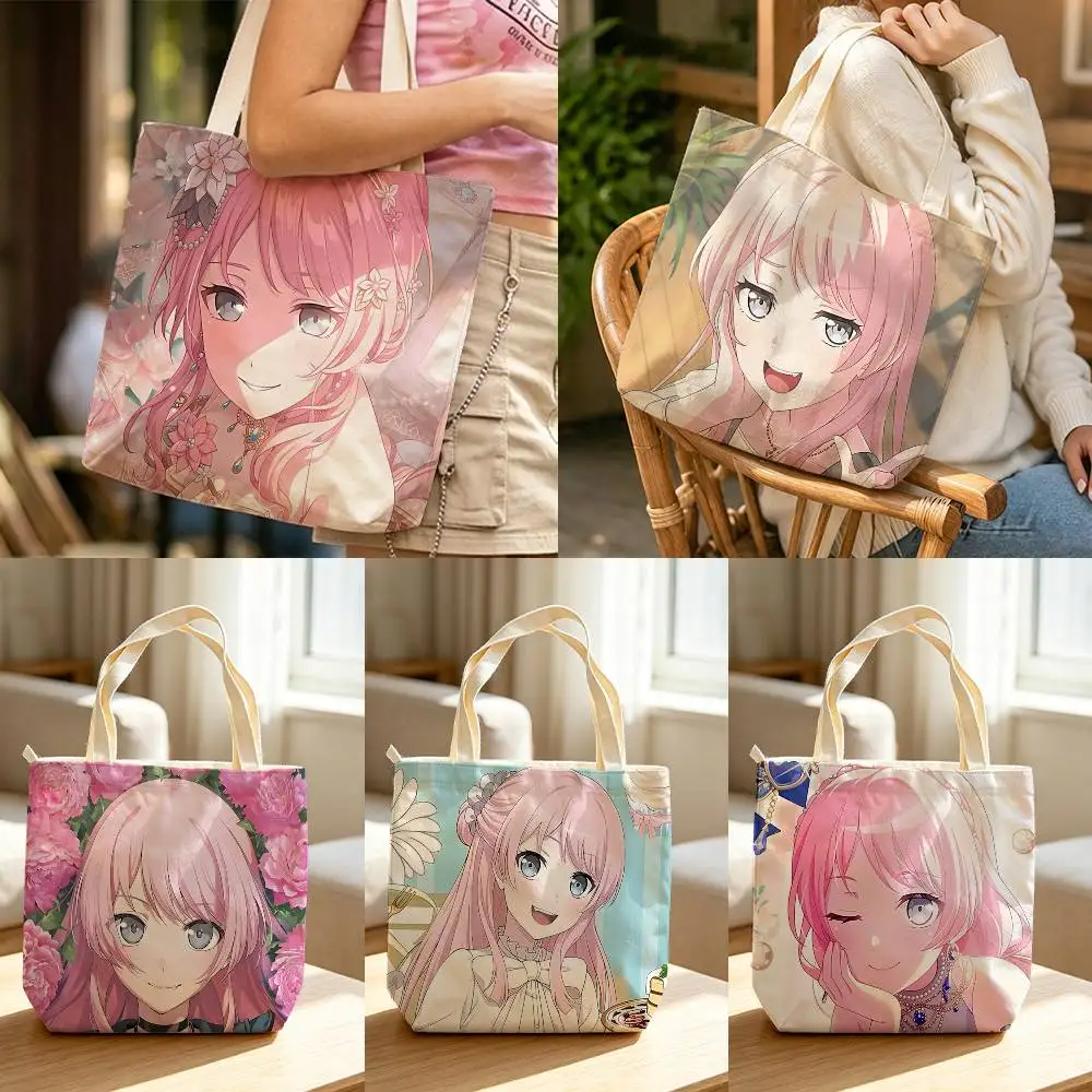MyGo Anon C-Chihaya Official Art Waterproof Lined Canvas bags suitable for going to class, shopping, gifts, and commuting