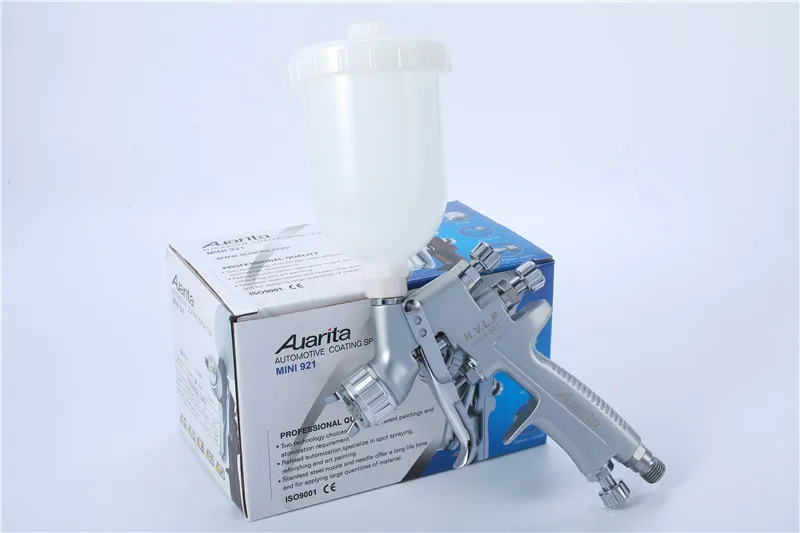 2025 Model for H921 Pneumatic Mini Paint Sprayer 1.0mm Nozzle Steel Spray g u n Gravity Pressure Feed 250ml Pot Volume