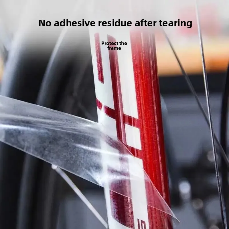 MTB Bicycle Front Frame Protective Film Scratch Resistant Waterproof Transparent Rhinoceros Skin Sticker Kit