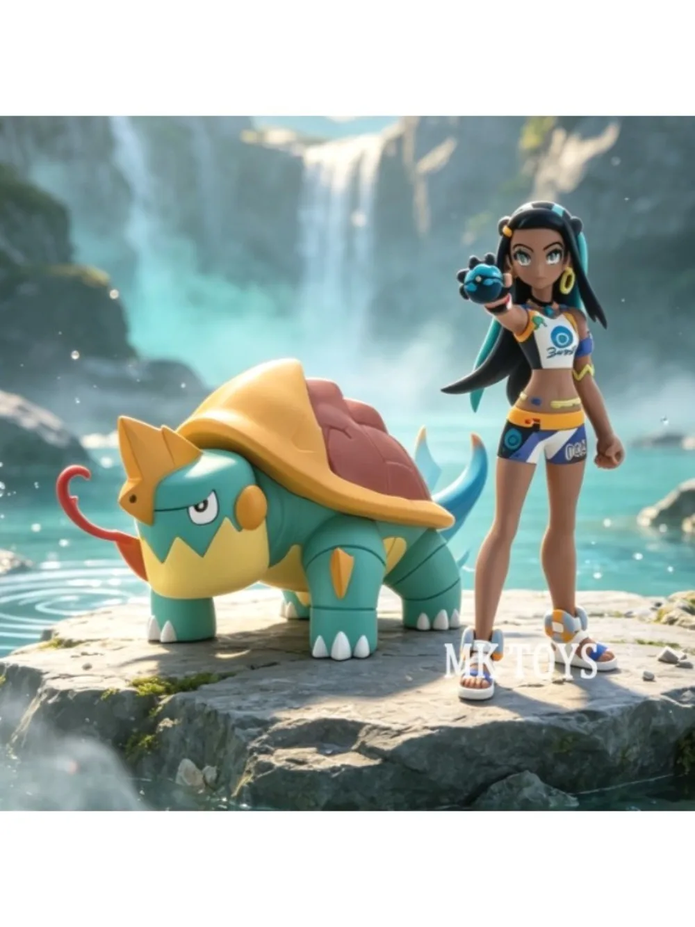 5,5-9cm Anime Pokémon Figur Nessa Drednaw Actionfiguren PVC-Statue Schreibtisch-Ornament Sammlerstück Modell Spielzeug Geschenke