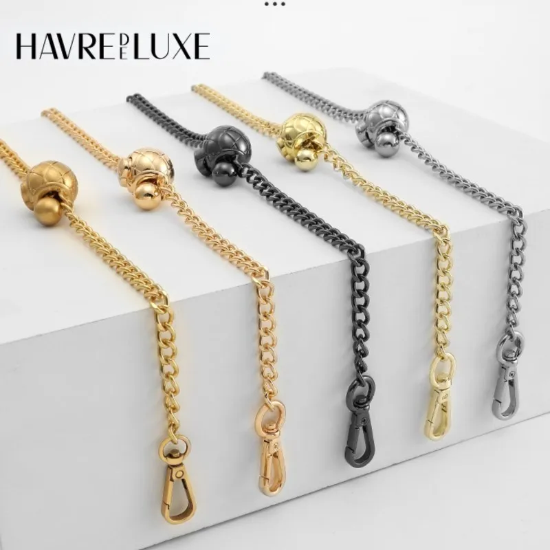 Small Golden Balls chain bag chain metal Non-fading adjustable length strap high-end shoulder strap single-purchase accessories