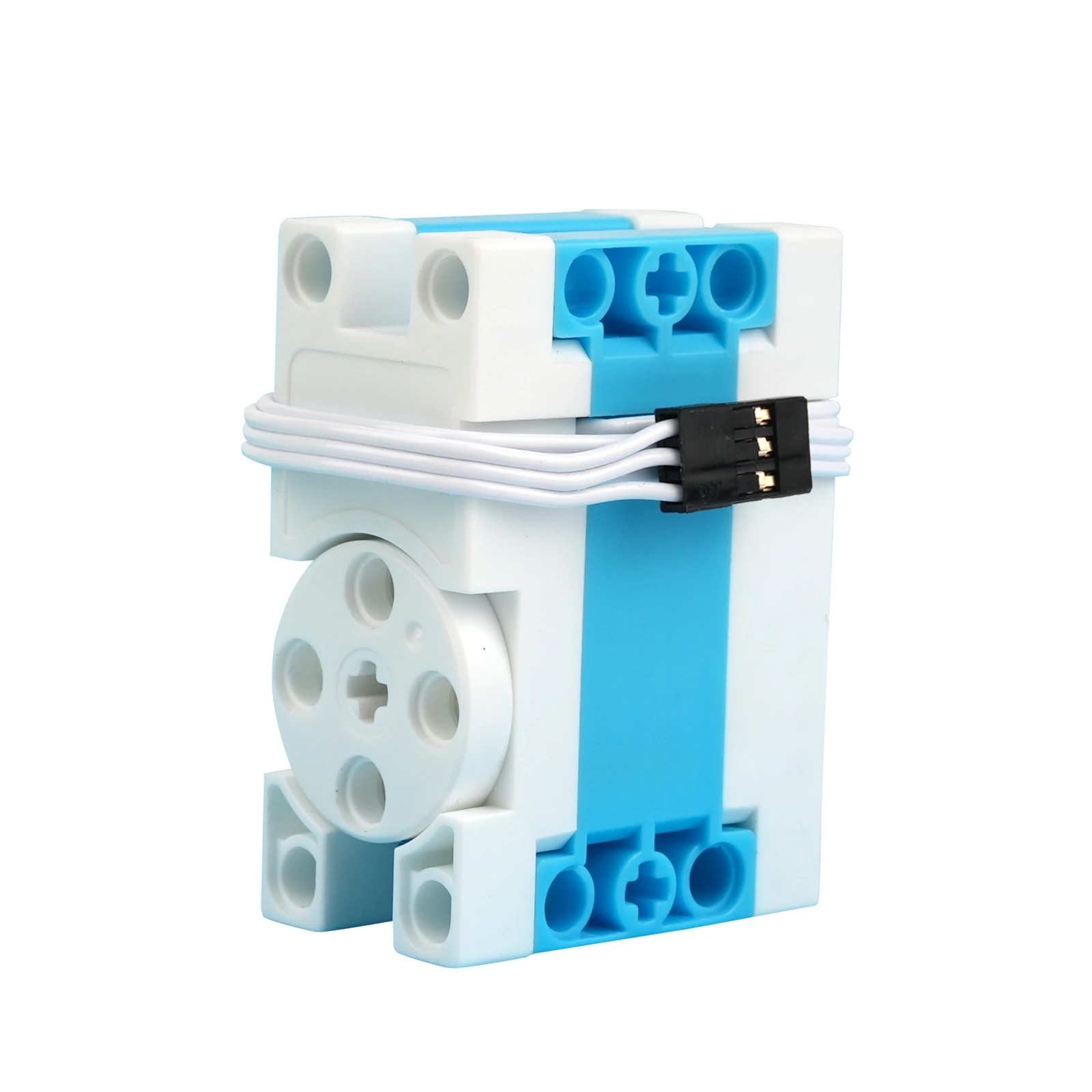 Servomotor Programable de 5KG para Bloques de Construcción, 360° °   Servomotores con Ángulo Controlable, Juguete Educativo, Funciones de Potencia, Piezas de Bricolaje para Robot