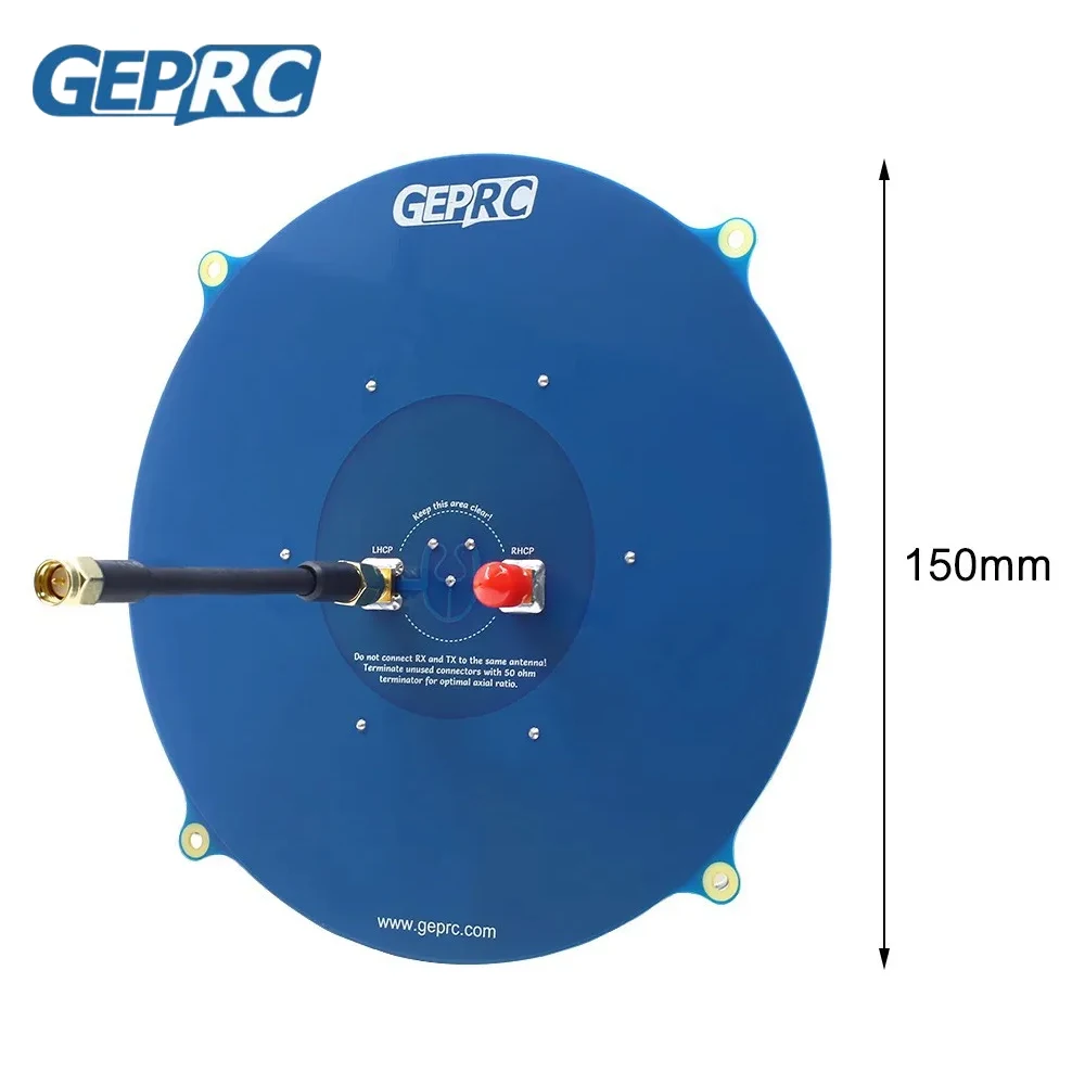 Geprc Triple Feed Patch Array 5,8 GHz zirkular polarisierte Antenne für lange Drohne RC Drohne VTX Video übertragung