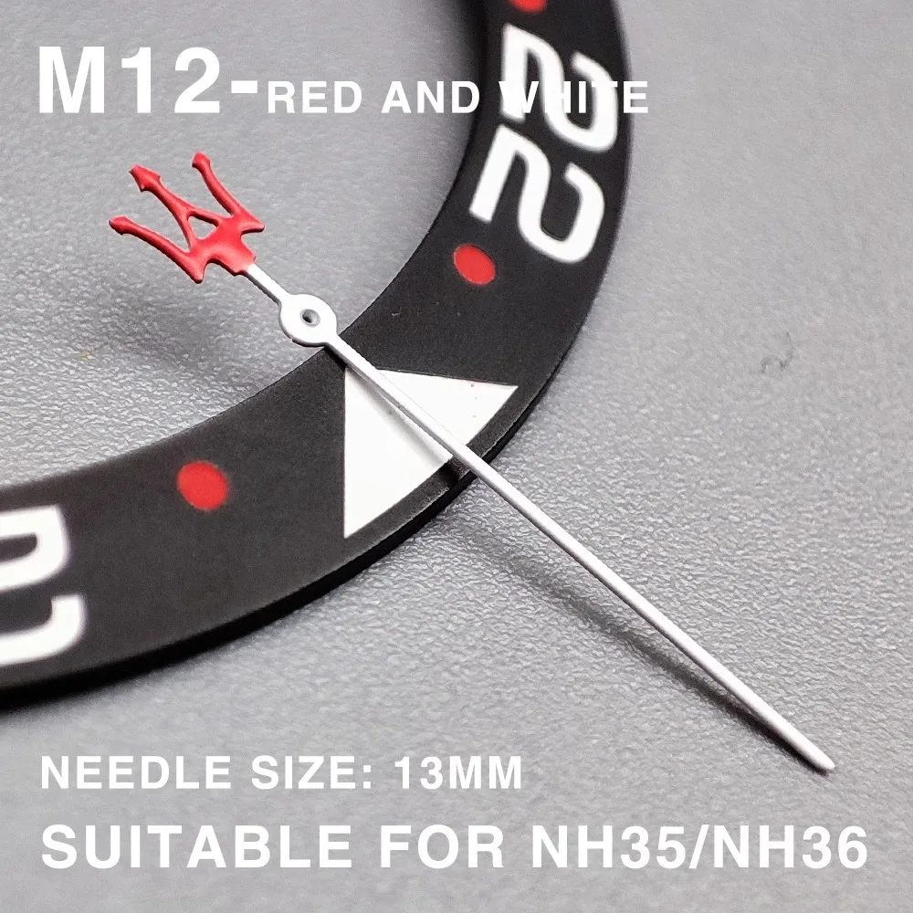 Modified Parts NH35 Hands Mercedes/Watch Hands Abalone Diver fits NH36/4R movement