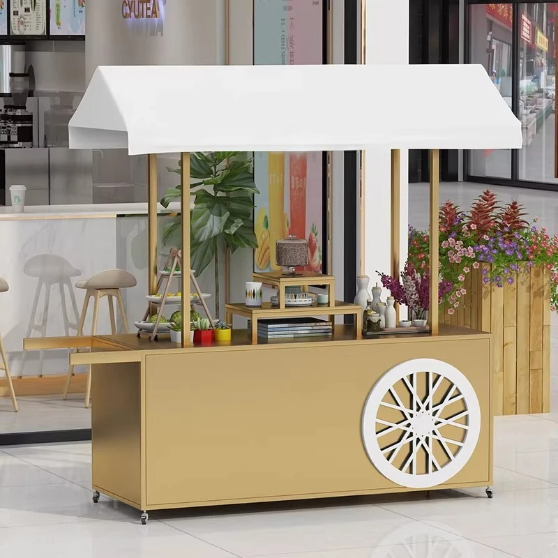 Nordic creative vending trucks, mobile night markets, stalls, carts, special cars, supermarket stalls, promotional wrought iron