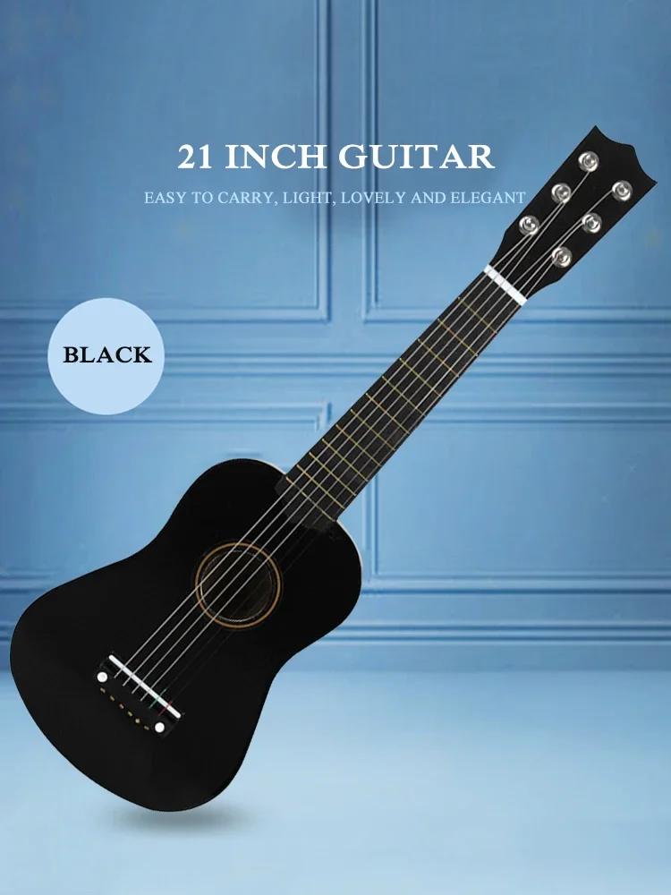 الزيزفون الغيتار القيثارة 6 سلاسل الآلات الموسيقية للأطفال ألعاب تعليمية هدية