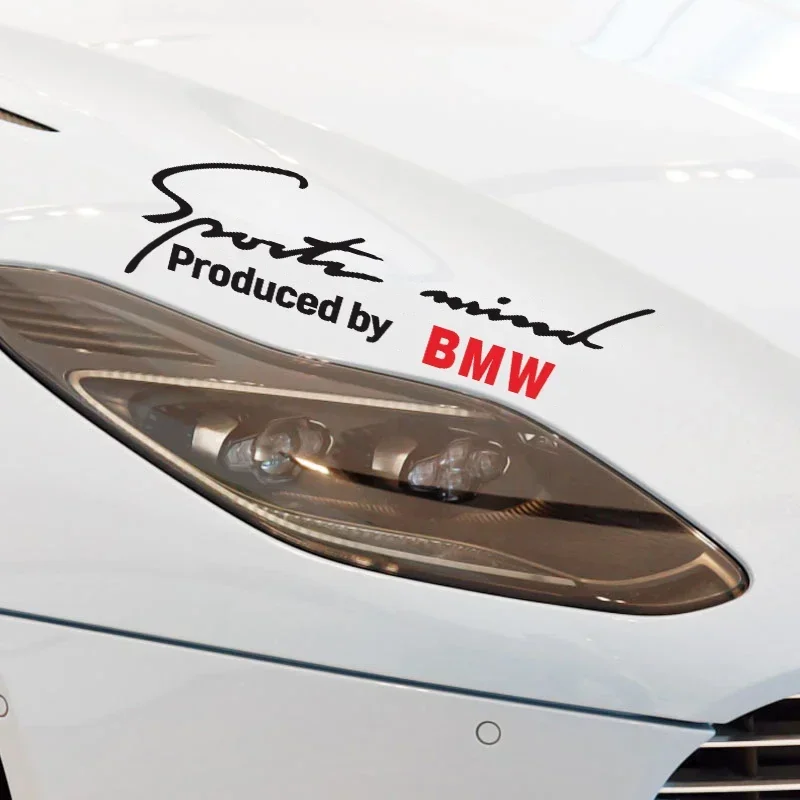 

2/4pcs Car logo Lamp Eyebrow Personalized Stickers For BMW E46 E39 E90 E60 E36 F30 F10 E34 E30 F20