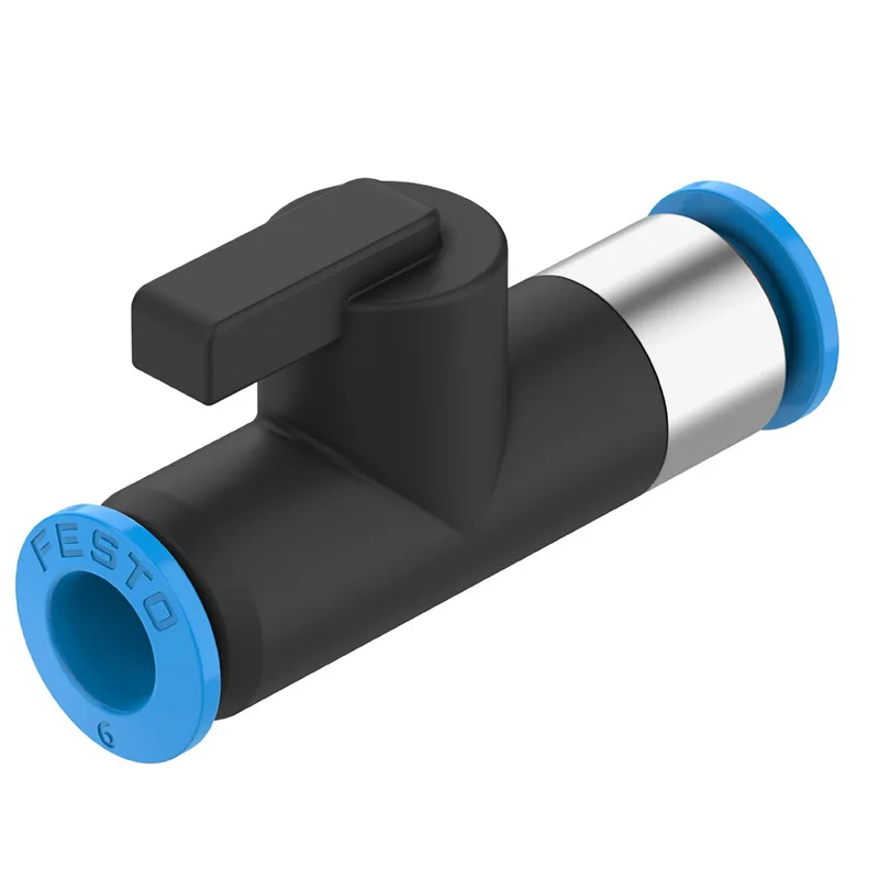 Original FESTO Ball Valve QH-QS-4 153483 QH-QS-6 153484 QH-QS-4-1/8 153486 QH-QS-6-1/8 153487