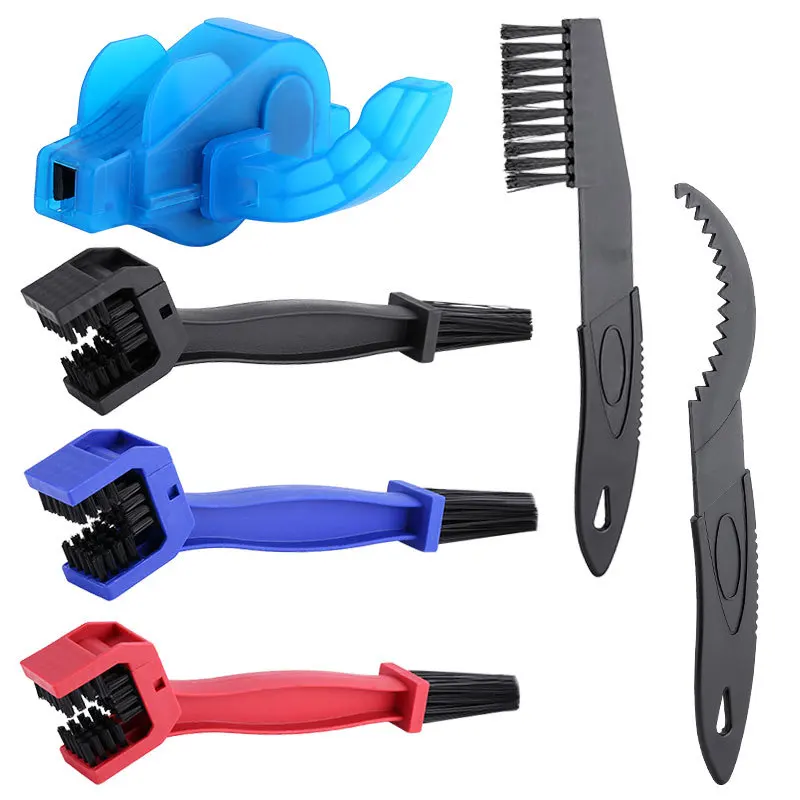 

Motorcycle & Bicycle Chain Cleaning Brush - Heavy Duty Square Head Nylon Bristle Brush for Bike Drivetrain Maintenance