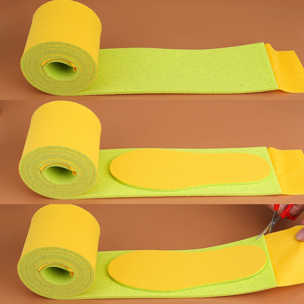 Neue selbstschneidende Einlegesohlen für Damen und Herren, atmungsaktiv, stoßdämpfende Sport-Einlegesohle für Erwachsene und Kinder, weiche Memory-Schaum-Schuhpolster – Detail 7